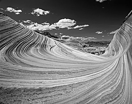 美国,亚利桑那,科罗拉多高原,条纹,沙岩构造,大幅,尺寸
