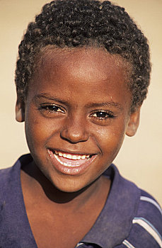 厄立特里亚,马萨瓦,埃塞俄比亚,街景,男孩,肖像