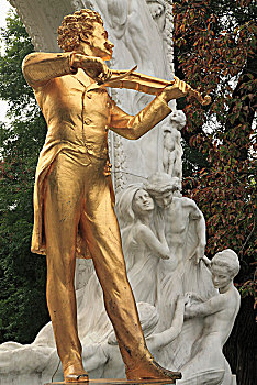 奥地利,维也纳,约翰施特劳斯纪念碑