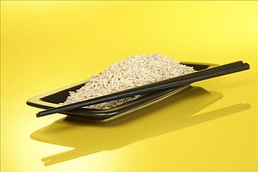 天然稻米,筷子