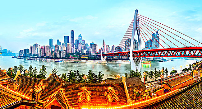 重庆建筑景观天际线