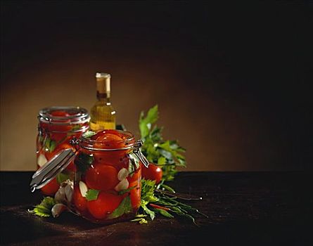 瓶装,西红柿,罐头瓶