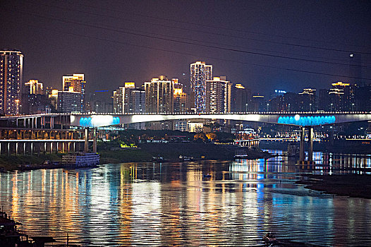 重庆嘉陵江夜景