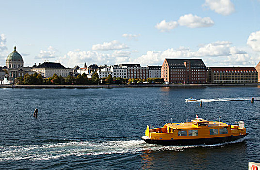 哥本哈根,港口,风景,丹麦