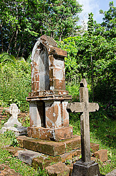 法属圭亚那,岛屿,家,流放地,墓地