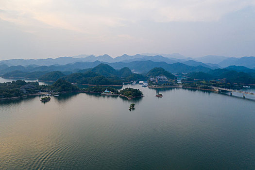 航拍千岛湖风光