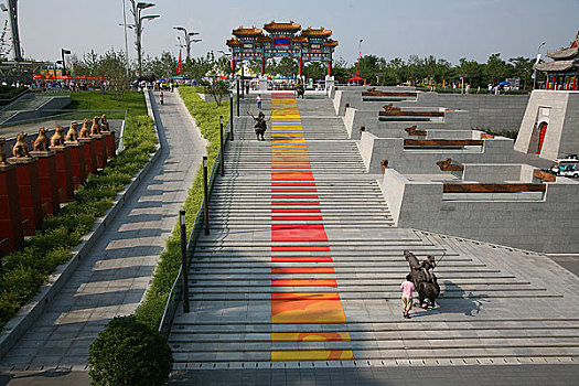 北京奥林匹克公园下沉广场