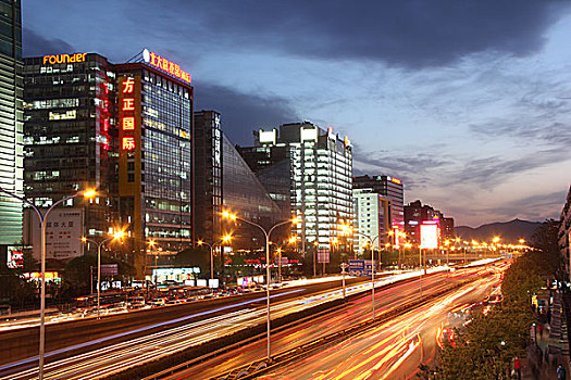 北京城市夜景