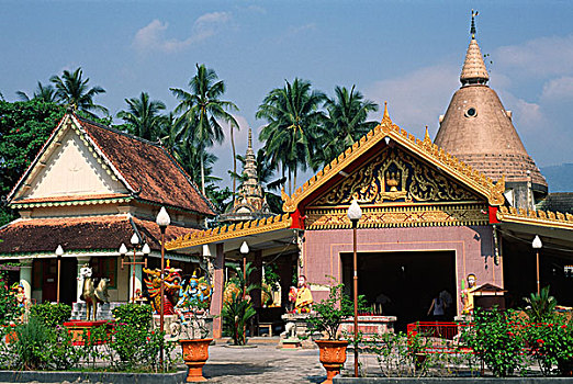 马来西亚,槟城,佛教寺庙