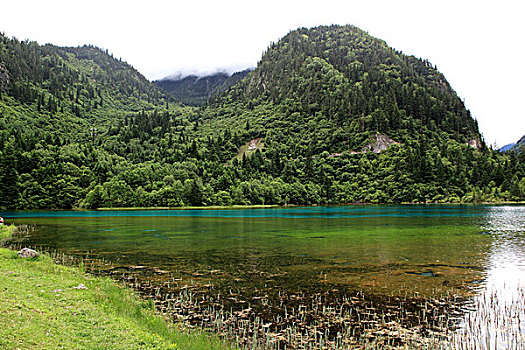 四川九寨沟的海子