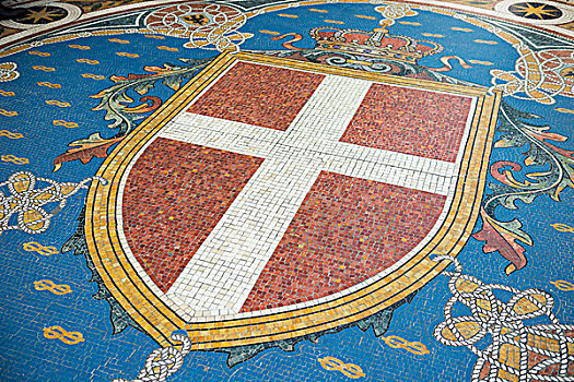 米兰,旗帜,瓷砖,图案,地板,伦巴第,意大利