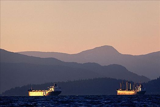 船,温哥华,不列颠哥伦比亚省,加拿大