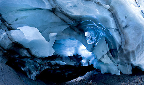 冰,洞穴,兰德玛纳,冰岛,欧洲