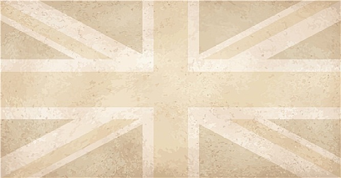 旧式,低劣,旗帜,英国