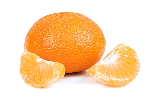 新鲜,柑橘,白色背景,背景