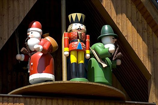 木雕,圣诞节,金字塔,乡村,德国