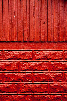红房,墙壁
