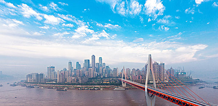 現代辦公室,建筑,重慶,新,城市