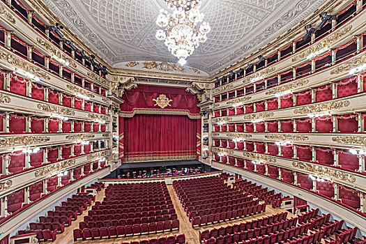 意大利,米兰,斯卡拉歌剧院,剧院,1778年,大幅,尺寸