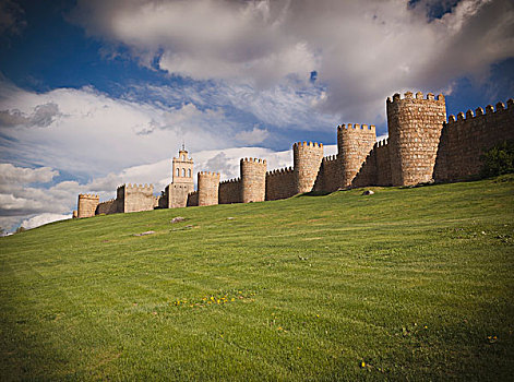 城墙,阿维拉省,西班牙