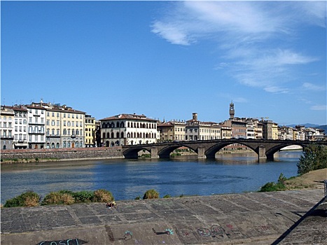 佛罗伦萨,建筑,阿诺河,风景