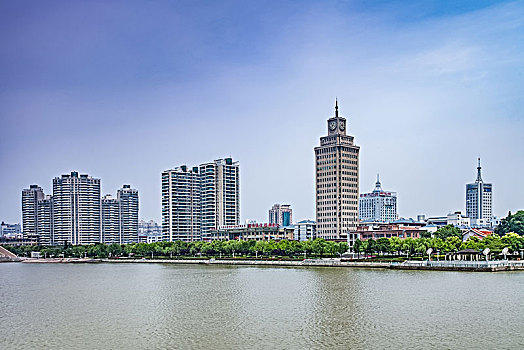 江苏省宜兴市西氿湖外滩建筑景观