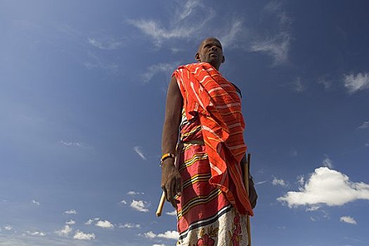 马萨伊,部落,马赛马拉国家公园,肯尼亚