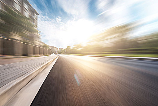 山區道路風光