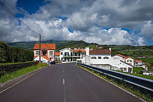 葡萄牙,亚速尔群岛,法亚尔,岛屿,乡村,风景