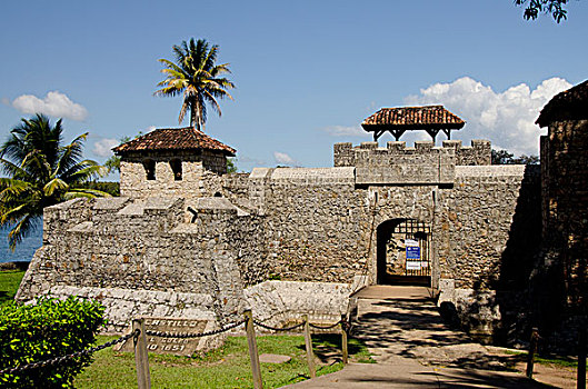 危地马拉,国家公园,圣费利佩,西班牙殖民地,17世纪,堡垒,湖,保护,进入,河,加勒比海