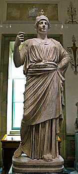 雕塑,雅典娜,女神,智慧,战争,二世纪,艺术家,未知