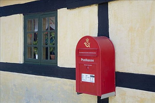 壁装式,邮箱,丹麦