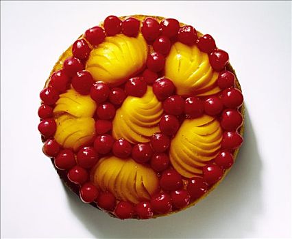 桃,水果馅饼