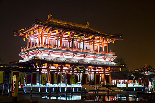 西安大唐芙蓉園夜景