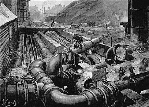 南方,城市,气体,东方,格林威治,伦敦,1891年,艺术家,未知
