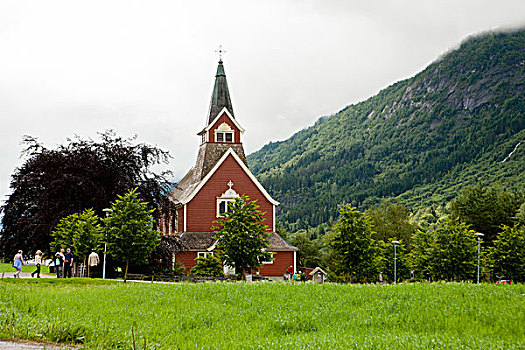 新,教堂,挪威