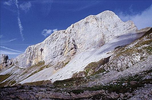 砾石,地点,顶峰,阿尔卑斯山,瑞士,欧洲