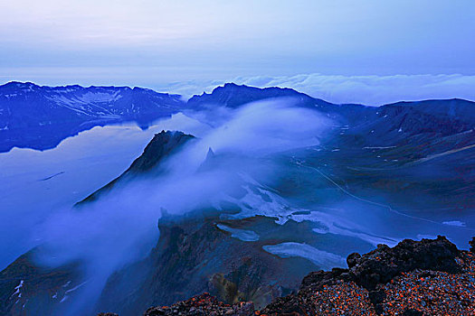 长白山过山云