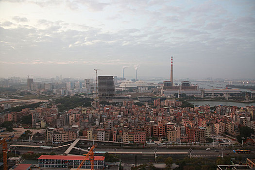 广东省广州市,实拍拆迁中的庙头村