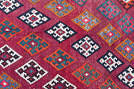 老,编织物,地毯,特写,伊朗,波斯,亚洲