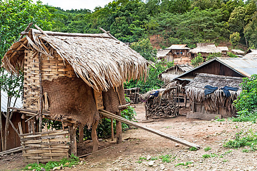 山村,老挝