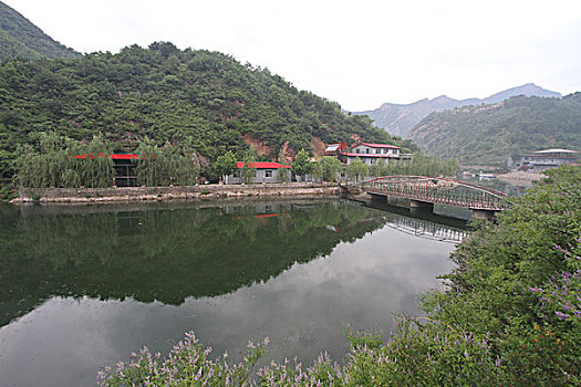 秦皇岛,石头,山村,山沟,村庄,青山绿水,原野,舒适,水库,旅游