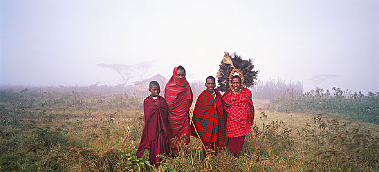 马萨伊,家庭,坦桑尼亚,非洲