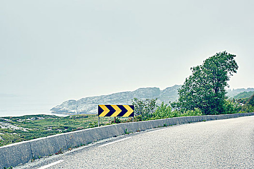方向,路标,高架路,罗加兰郡,挪威