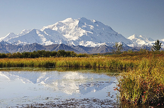 麦金利山,德纳利国家公园和自然保护区,阿拉斯加,美国