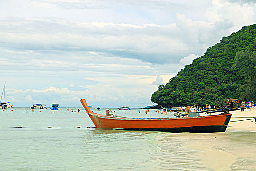 泰国的沙滩海景