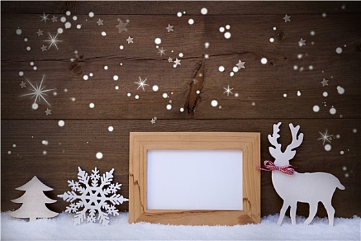 白色,圣诞装饰,雪,留白,闪闪发光,星