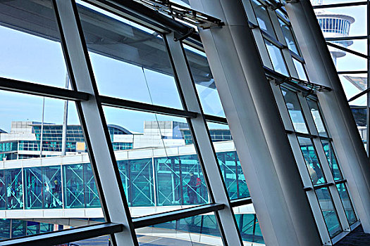 金属,窗户,机场