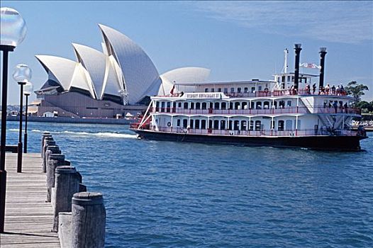 澳大利亚,悉尼,悉尼港,剧院,背景