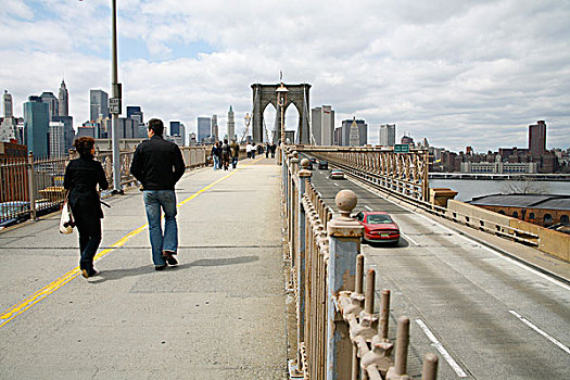 布鲁克林,桥,曼哈顿,纽约,美国
